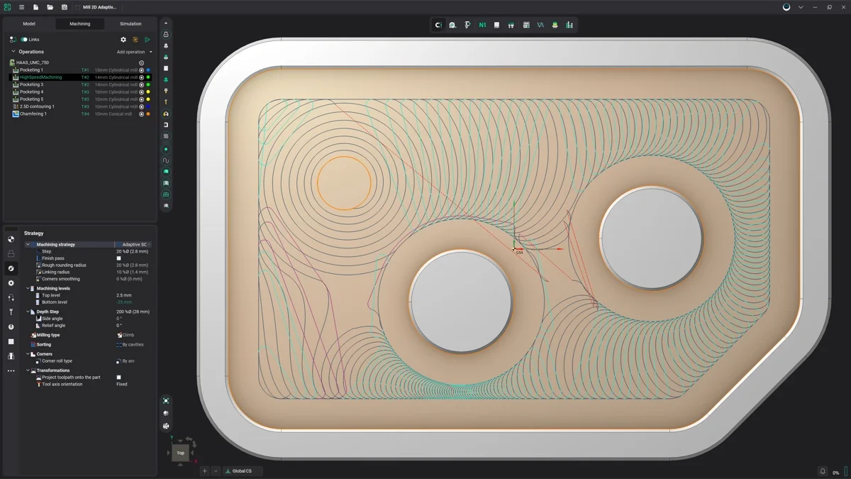 Ency CAM 3 Eksen Yüksek Performanslı İşleme - HSM stratejileri